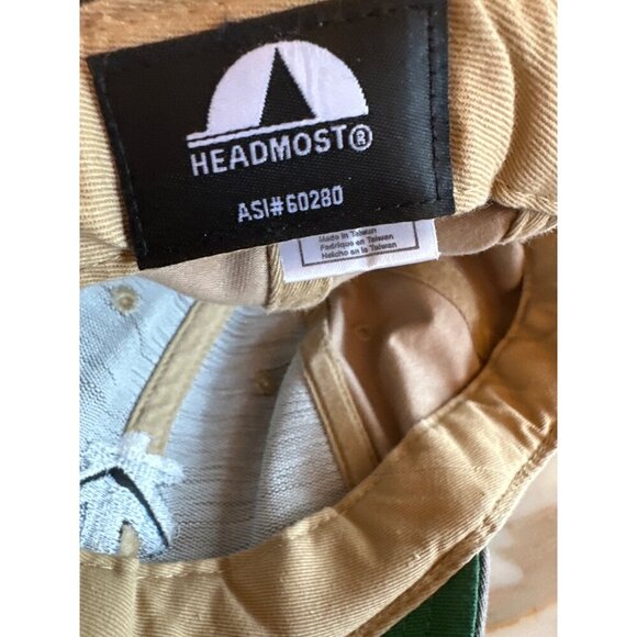 SKI UTAH Headmost Black Cotton Baseball Cap Adjustable Strap One Size Fits All - Picture 5 of 7